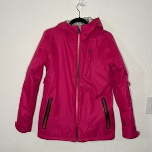 Morrow Women’s M Ski Snowboard Jacket 8000mm Pink Fuchsia  Waterproof Hooded